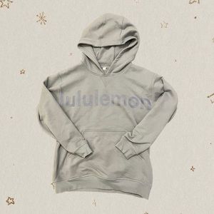 Lululemon Athletica Light Blue/Grey Hoodie Sweatshirt